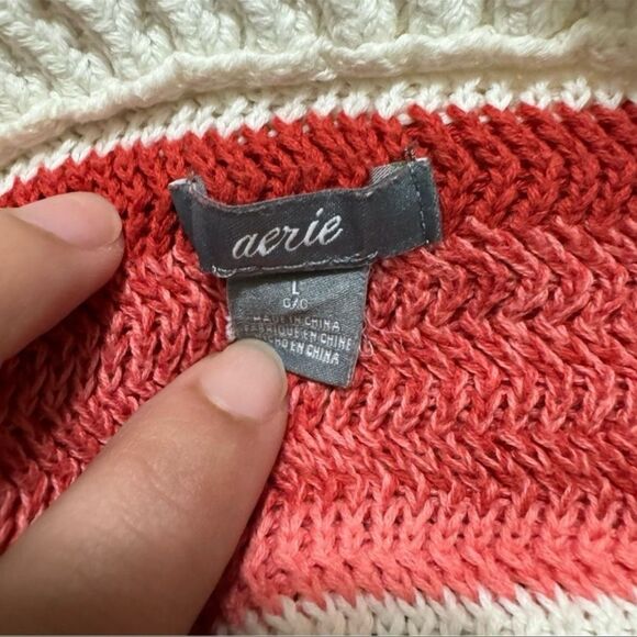 Aerie Multicolor Striped Strapless Tube Top Crop Top – Size Large - Picture 4 of 4